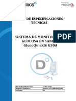 Ficha Tecnica Glucometro Glucoquick G30a FT PDF