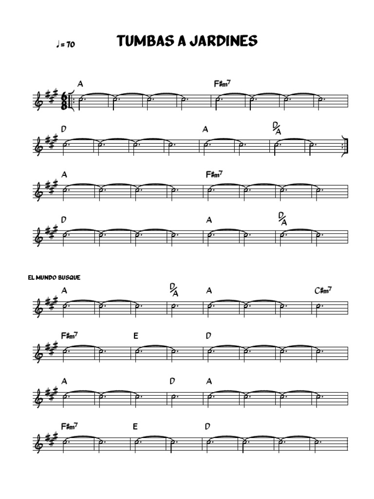 TUMAS A JARDINES Full Score PDF PDF