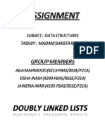 DS Doubly Linked List Assignment - Removed PDF