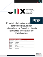 Investigación científica universitaria Ecuador