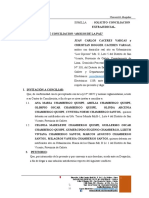 Caceres Vargas - Conciliacion - Desalojo - 03-05-2023