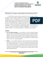 Ajustes no plano de afastamento de docentes da UECE para Pós-Graduação e Pós-Doutorado 2022-2023