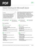 Veeam Backup Azure Product Overview