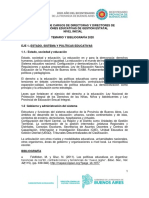 Cobertura de cargos de directoras y directores de instituciones educativas de gestión estatal nivel inicial