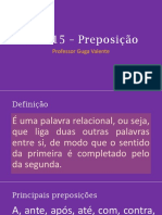 Aula sobre preposições