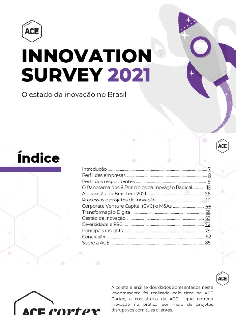 Ace Innovation Survey 2021.2 | PDF | Empresa Startup | Microempresas e ...