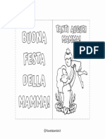 Biglietto Festa Mamma Da Colorare 11 PDF
