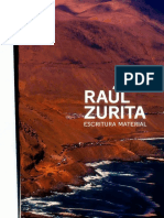 Raúl Zurita - Escritura Material PDF