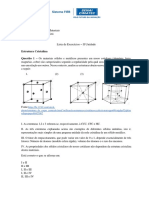 Lista de Exercícios II Unidade PDF