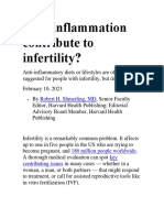 Does Inflammation Contribute To Infertility