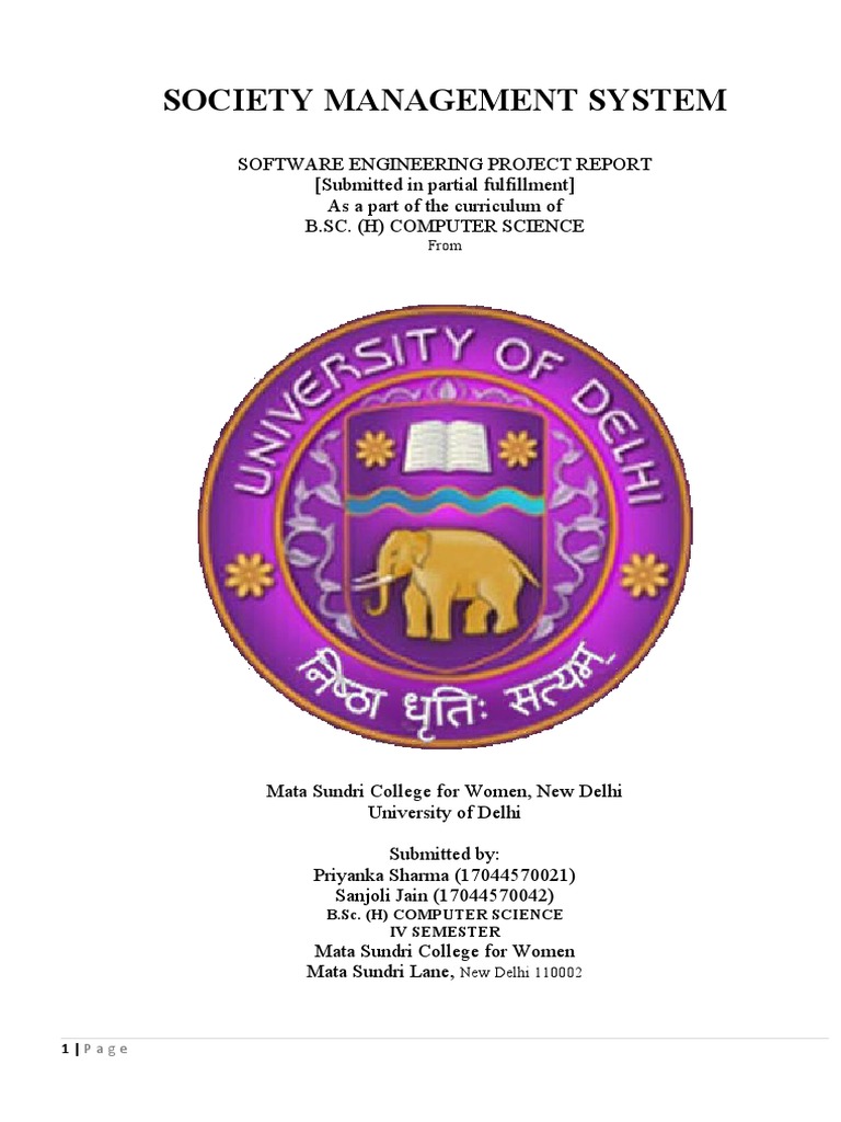 Society Management System Overview | PDF | User (Computing) | Databases