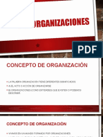 Organizaciones: Concepto, Ambientes, Evolución y Marco Jurídico