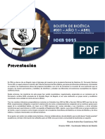 Boletín de Bioética 001 PDF