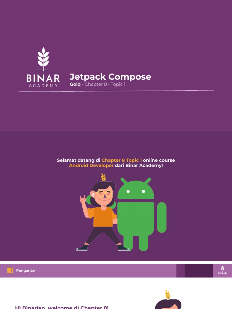 AND - CH 8 TOP 1 - Jetpack Compose (Student) PDF | PDF