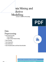 Data Mining and Predictive Modelling: Lecture 4: Data Pre-Processing