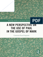 (Routledge Studies in The Early Christian World) Cameron Evan Ferguson - A New Perspective On The Use of Paul in The Gospel of Mark-Routledge (2021) PDF