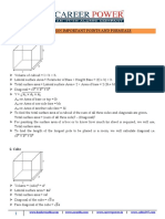 Mensuration Formulas PDF