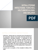 Intra-Uterine Infections - Torches, Hiv, Tuberculosis, Malaria