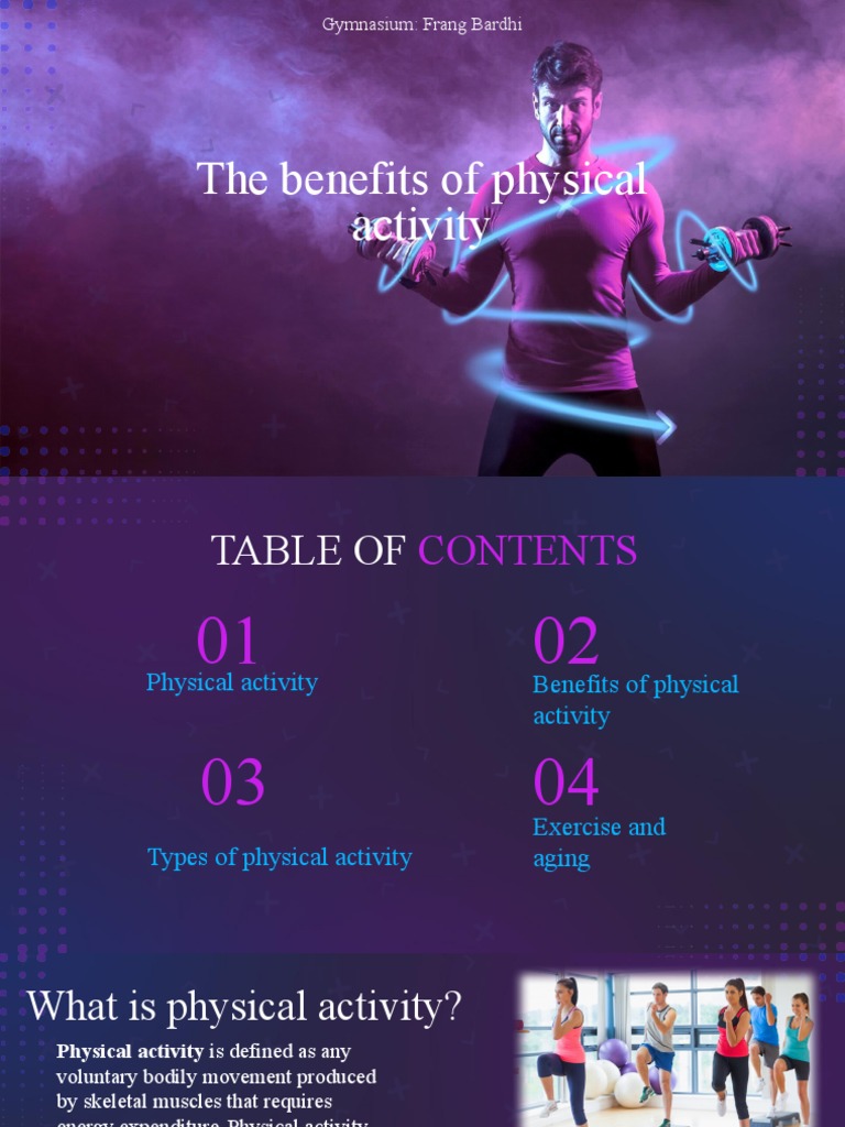 The Benefits of Physical Activity Upload | PDF