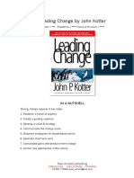 Dokumen - Tips - Leading Change by John P Kotter Paul Leading Change by John Kotter Content