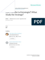 Que Estudia La Estrategia PDF
