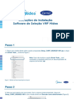 Instruções de Instalação - Software de Seleção VRF Midea PDF