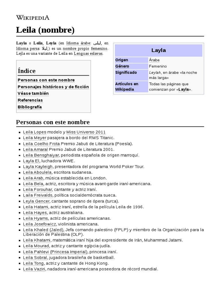 Leila (TV series) intelligence overview