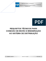 035-01-08 Requisitos Tecnicos para Conexao Da Micro e Minigeracao PDF