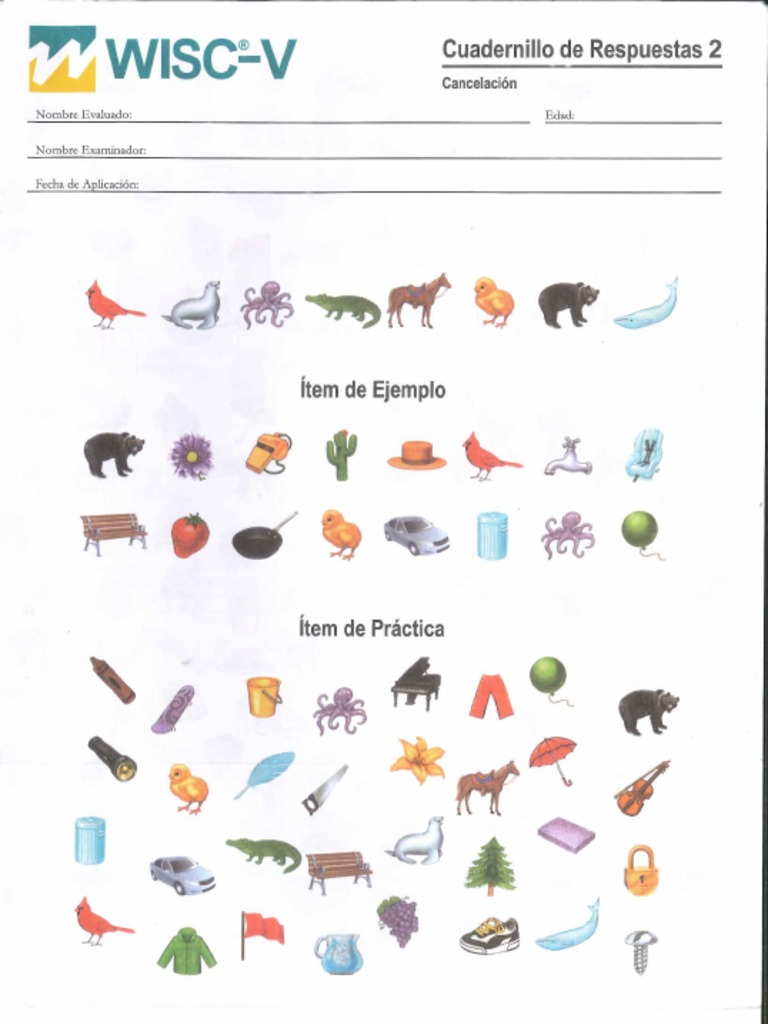 Cuadernillo de respuestas 2 | PDF