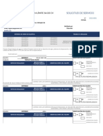 Formato de Servicio Editable para Procesa Alimentos