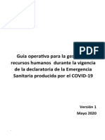 Guía COVID-19 gestión RRHH entidades públicas