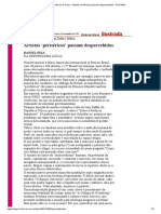 Folha de S.Paulo - Artistas 'Periféricos' Passam Despercebidos - 6 - 12 - 1994 PDF