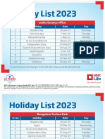 Holiday List 2023 Emailer NEW PDF