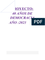 PROYECTO 40 AÑOS DE DEMOCRACIA Reformado