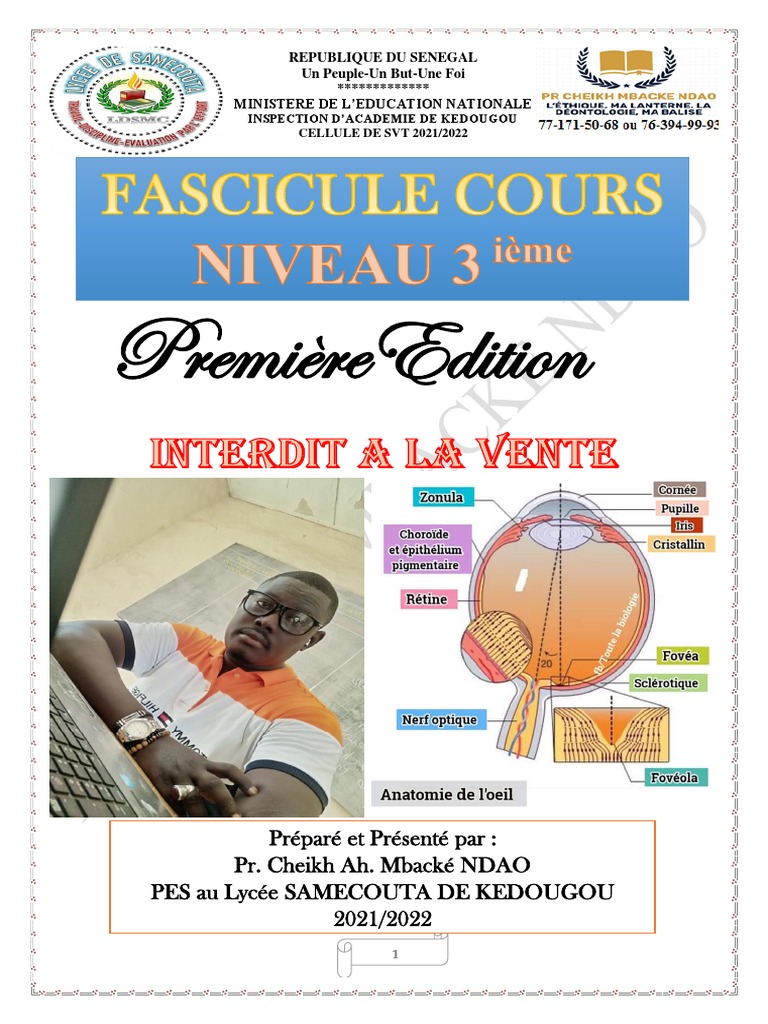 Fascicule SVT 3ème avec corrections | PDF