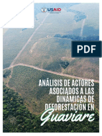Mapa de Actores Asociados A La Deforestación - Guaviare PDF