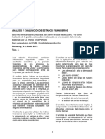 Analisis y Evaluacin de Estados Financieros 1 PDF