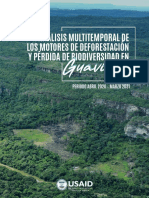 Deforestación Guaviare 2020 - 2021 Pérdidas de Biodiversidad PDF