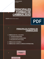 Principales Formas de Criminalidad PDF