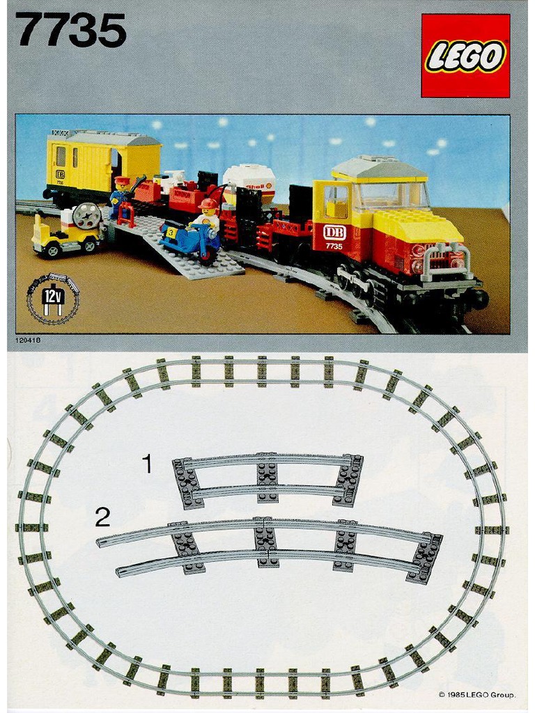 Lego Set 7735 Trains Freight Train PDF