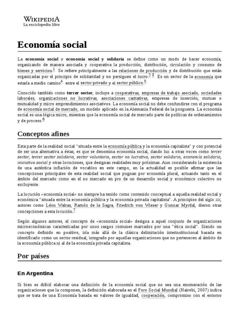 Economía Social Descargar Gratis Pdf Economía Social Economias