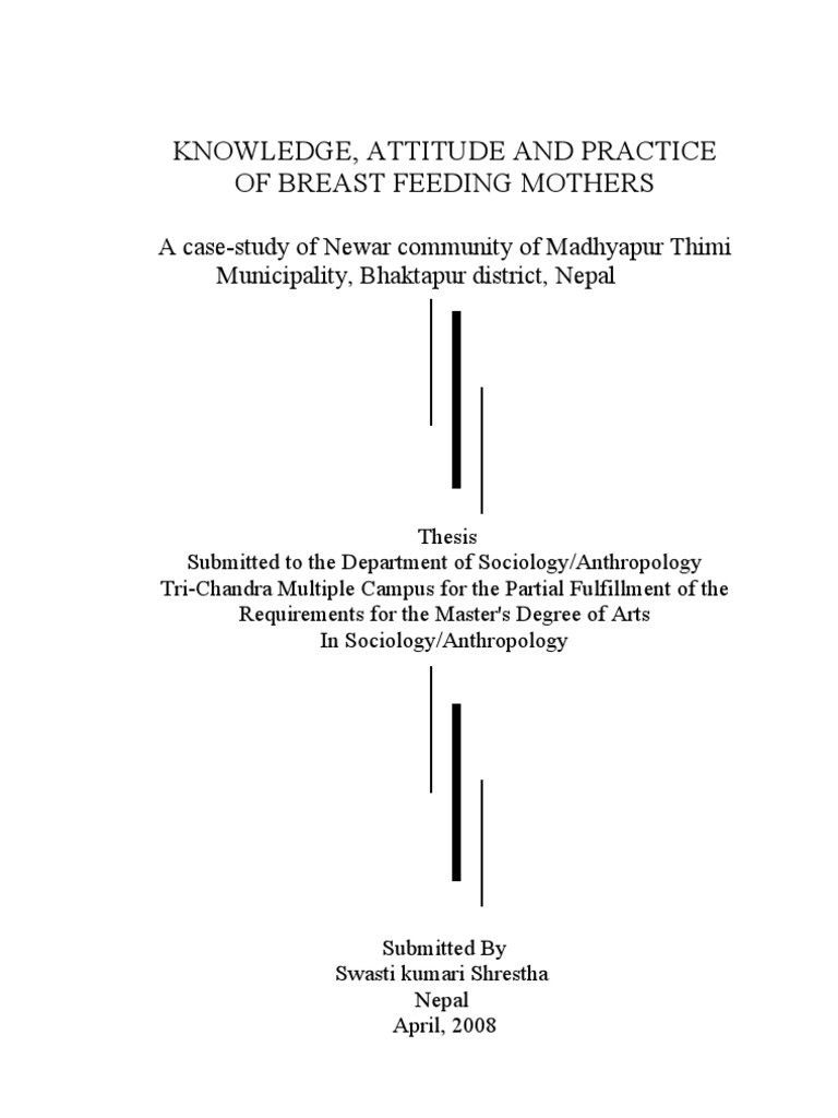 Thesis on breastfeeding