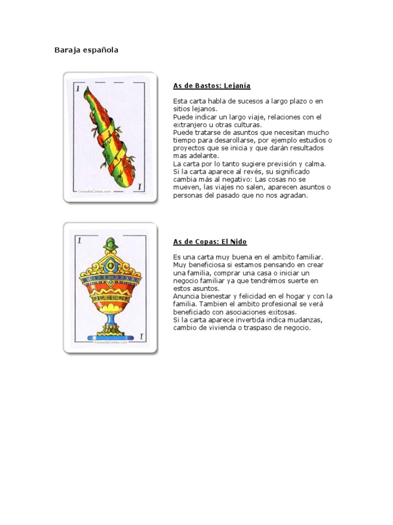 El arte de echar las cartas pdf descargar