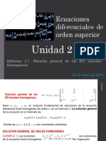 27 Resolución General de Ecuaciones Homogeneas PDF