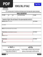 Oregon DMV Bill of Sale Form 735 501 PDF