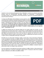 Ano Da Restauração 01 - Prepare-Se para Viver A Restauração PDF