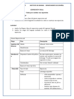 Análisis de una exposición oral