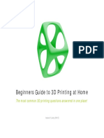 Beginners Guide To 3d Printing at Home PDF