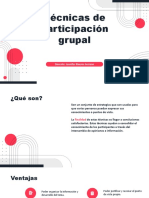 Presentación Técnicas de Participación Grupal