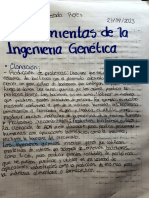 Herramientas de La Ingeniería Genética